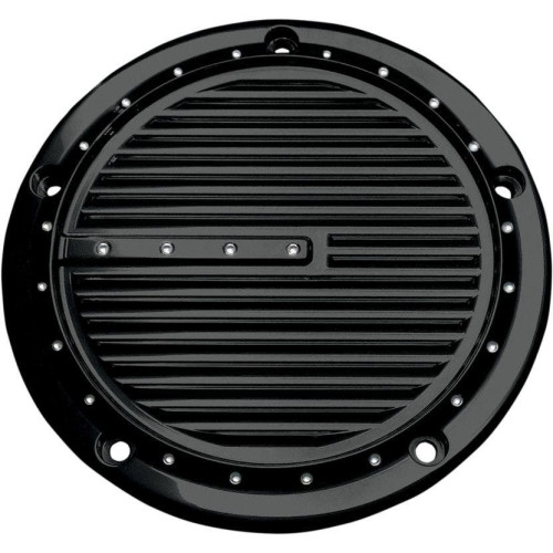 PartzBiz HD: 4420310-Covingtons Gloss Black Dimpled CNC Machined Derby Cover Harley 15-17 Dressers | C1075-B PartzBiz HD: 4420310-Covingtons Gloss Black Dimpled CNC Machined Derby Cover Harley 15-17 Dressers | C1075-B