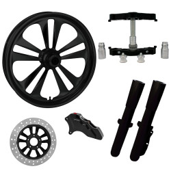 PartzBiz HD CRANK-SNGL-BLK-KIT-23PCKG - Crank Black 23" Wheel Tire Single Side w/ Raked Triple Trees Lowers & Sliders | CRANK-SNGL-BLK-KIT-23PCKG PartzBiz HD CRANK-SNGL-BLK-KIT-23PCKG - Crank Black 23" Wheel Tire Single Side w/ Raked Triple Trees Lowers & Sliders | CRANK-SNGL-BLK-KIT-23PCKG