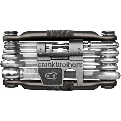 PartzBiz HD: 4420278-Crankbrothers 15960 M17 Multitool ประแจหกเหลี่ยม Torx เครื่องมือโซ่สีดำ PartzBiz HD: 4420278-Crankbrothers 15960 M17 Multitool ประแจหกเหลี่ยม Torx เครื่องมือโซ่สีดำ