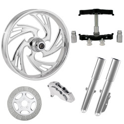 PartzBiz HD CRISIS-SNGL-CHR-KIT-23PCKG - Crisis Chrome 23" Wheel Tire Single Side w/ Raked Triple Trees Lowers & Sliders | CRISIS-SNGL-CHR-KIT-23PCKG PartzBiz HD CRISIS-SNGL-CHR-KIT-23PCKG - Crisis Chrome 23" Wheel Tire Single Side w/ Raked Triple Trees Lowers & Sliders | CRISIS-SNGL-CHR-KIT-23PCKG