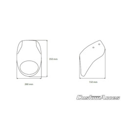 PartzBiz HD TR304838 - Custom Acces Free Spirit แฟริ่งกึ่งแฟริ่งสีดำด้าน Harley Sportster XL 883N 09-Up PartzBiz HD TR304838 - Custom Acces Free Spirit แฟริ่งกึ่งแฟริ่งสีดำด้าน Harley Sportster XL 883N 09-Up