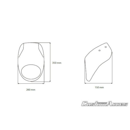 PartzBiz HD: 4420185-Custom Acces Free Spirit Semi-Fairing Matte Black Harley Sportster XL 883N 09-Up PartzBiz HD: 4420185-Custom Acces Free Spirit Semi-Fairing Matte Black Harley Sportster XL 883N 09-Up