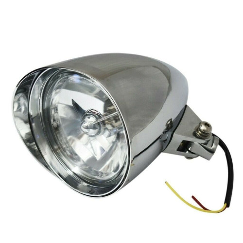 PartzBiz HD: 4420195-Custom Chopper Chrome 6" Billet Headlight Harley Softail Dyna FXD FLST FXST 12V PartzBiz HD: 4420195-Custom Chopper Chrome 6" Billet Headlight Harley Softail Dyna FXD FLST FXST 12V