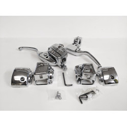 PartzBiz HD 627700 - Custom Chrome 627700 ชุดควบคุมมือ 11/16 Bore MC Harley Touring w วิทยุ 96-07 PartzBiz HD 627700 - Custom Chrome 627700 ชุดควบคุมมือ 11/16 Bore MC Harley Touring w วิทยุ 96-07