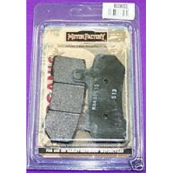 PartzBiz HD 8009053 - Custom Chrome Ferodo Organic Brake Pads for Harley V-Rod & 08-Up Touring | PartzBiz HD 8009053 - Custom Chrome Ferodo Organic Brake Pads for Harley V-Rod & 08-Up Touring |