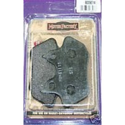 PartzBiz HD 8009014 - Custom Chrome Ferodo Organic Front and Rear Brake Pads for Harley 00-07 | PartzBiz HD 8009014 - Custom Chrome Ferodo Organic Front and Rear Brake Pads for Harley 00-07 |