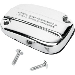 PartzBiz HD 648032 - ฝาครอบแม่ปั๊มเบรคหน้า Chrome แบบกำหนดเอง Harley FLH FLT TRIKES 08-16 648032 PartzBiz HD 648032 - ฝาครอบแม่ปั๊มเบรคหน้า Chrome แบบกำหนดเอง Harley FLH FLT TRIKES 08-16 648032
