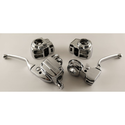 PartzBiz HD: 4420143-Custom Chrome Handlebar Control 9/16" Bore Radio Cruise Kit Harley FLH/T 96-07 47-705 best buy for electra road street glide ultra 627702 PartzBiz HD: 4420143-Custom Chrome Handlebar Control 9/16" Bore Radio Cruise Kit Harley FLH/T 96-07 47-705 best buy for electra road street glide ultra 627702
