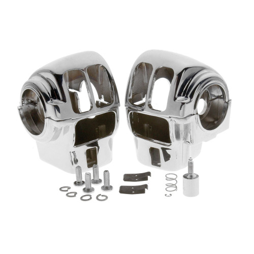 PartzBiz HD: 4420147-ตัวเรือนสวิตช์แฮนด์รถ Chrome แบบกำหนดเองสำหรับรุ่น Touring ของ Harley 96-06 วิทยุเท่านั้น | 652016 PartzBiz HD: 4420147-ตัวเรือนสวิตช์แฮนด์รถ Chrome แบบกำหนดเองสำหรับรุ่น Touring ของ Harley 96-06 วิทยุเท่านั้น | 652016