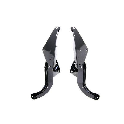 PartzBiz HD: 4420149-Black Heavy Duty Front Batwing Outer Fairing Support Brackets 93-13 Touring 