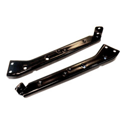 PartzBiz HD 651016 - Heavy Duty Saddlebag Support Black Brackets Harley FLH FLT 85-08 Repl 90718-79C 90720-79C | 651016