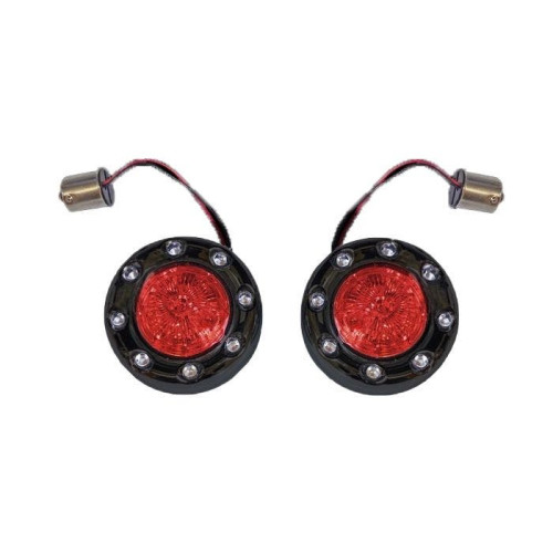 PartzBiz HD: -Custom Dynamics PRObeam††Black Bullet Ringz 1156 สัญญาณไฟเลี้ยว LED ด้านหลังเลนส์สีแดง PartzBiz HD: -Custom Dynamics PRObeam††Black Bullet Ringz 1156 สัญญาณไฟเลี้ยว LED ด้านหลังเลนส์สีแดง
