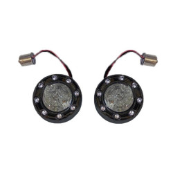 PartzBiz HD PB-BR-RR-56-BS - Custom Dynamics PRObeam††Black Bullet Ringz 1156 ไฟเลี้ยว LED ด้านหลัง เลนส์ควัน PartzBiz HD PB-BR-RR-56-BS - Custom Dynamics PRObeam††Black Bullet Ringz 1156 ไฟเลี้ยว LED ด้านหลัง เลนส์ควัน