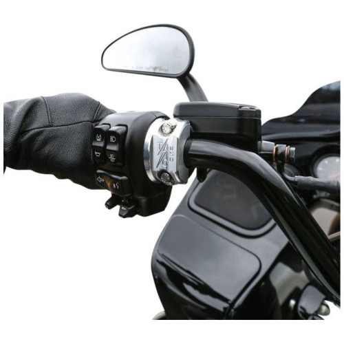 PartzBiz HD: 4419400-Custom Dynamics Raw Machined Brake Clutch Perch Clamps Harley ARP