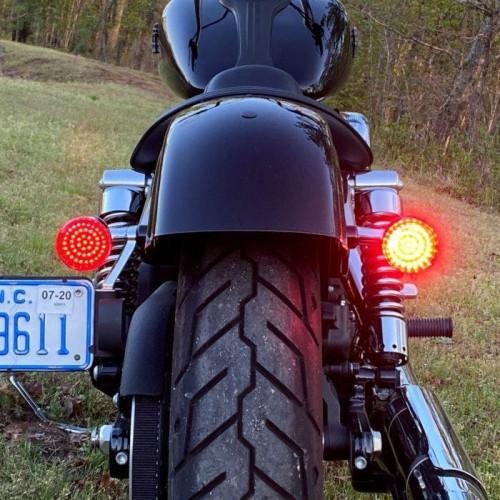 PartzBiz HD: -Custom Dynamics Red Dual Function ไฟเลี้ยว LED ใส่ Harley FLHX FLTRX | GEN-200-R-1157 PartzBiz HD: -Custom Dynamics Red Dual Function ไฟเลี้ยว LED ใส่ Harley FLHX FLTRX | GEN-200-R-1157