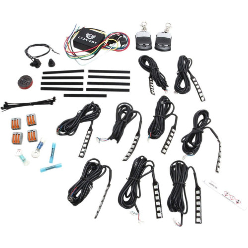 PartzBiz HD: -ชุดไฟเน้นเสียง LED สำหรับรถจักรยานยนต์ Dynamics TMWK3BM6 แบบกำหนดเองพร้อม Bluetooth | TMWK3BM6 PartzBiz HD: -ชุดไฟเน้นเสียง LED สำหรับรถจักรยานยนต์ Dynamics TMWK3BM6 แบบกำหนดเองพร้อม Bluetooth | TMWK3BM6