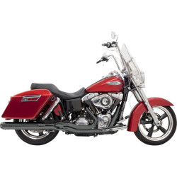 PartzBiz HD DS18001419 - Bassani Black Road Rage 2 Into 1 Long Megaphone Exhaust Harley Dyna FLD 12-16 | 1D28RB PartzBiz HD DS18001419 - Bassani Black Road Rage 2 Into 1 Long Megaphone Exhaust Harley Dyna FLD 12-16 | 1D28RB