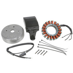 PartzBiz HD DS21120408 - ชุดชาร์จ Cycle Electric 3-Phase 50A สำหรับ Harley-Davidson Flh/Flt 2004-2005 (อัปเกรด 50A) | CE-84T-04