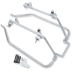 PartzBiz HD DS35010541 - ชุดท้าย Cycle Visions CV-7206 Bagger สำหรับ Softail 08-17 FL พร้อม Chrome Mount