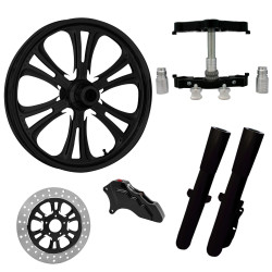 PartzBiz HD CZAR-SNGL-BLK-KIT-23PCKG - Czar Black 23" Wheel Tire Single Side w/ Raked Triple Trees Lowers & Sliders | CZAR-SNGL-BLK-KIT-23PCKG PartzBiz HD CZAR-SNGL-BLK-KIT-23PCKG - Czar Black 23" Wheel Tire Single Side w/ Raked Triple Trees Lowers & Sliders | CZAR-SNGL-BLK-KIT-23PCKG