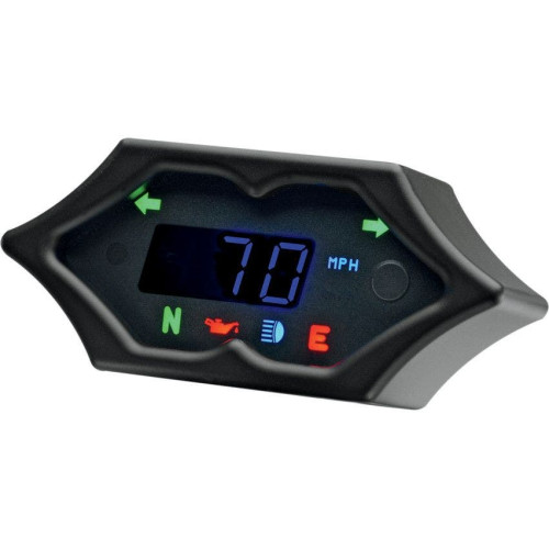 PartzBiz HD: 4418991-Dakota Digital MCL-5200-K Black Spike 5000 Series Speedometer Harley & Custom | MCL-5200-K PartzBiz HD: 4418991-Dakota Digital MCL-5200-K Black Spike 5000 Series Speedometer Harley & Custom | MCL-5200-K