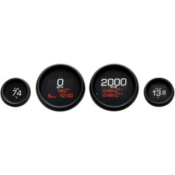 PartzBiz HD DS22120802 - Dakota Digital MLX-8496-K ไฟ LED สีดำ MLX Series 4 เกจ SPEEDO Tach Harley 96-03 FLH FLT FLTR FLHX FLHR electra Road Street Glide Touring davidson เปลี่ยนที่ดีที่สุดสำหรับ PartzBiz HD DS22120802 - Dakota Digital MLX-8496-K ไฟ LED สีดำ MLX Series 4 เกจ SPEEDO Tach Harley 96-03 FLH FLT FLTR FLHX FLHR electra Road Street Glide Touring davidson เปลี่ยนที่ดีที่สุดสำหรับ