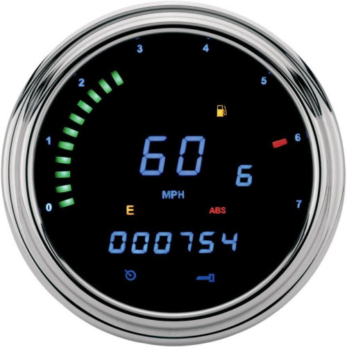 PartzBiz HD: 4418929-Dakota Digital MCL-2004 Blue LED 2000 Series FatBob เกจ Speedo Tach 04-10 | MCL-2004 PartzBiz HD: 4418929-Dakota Digital MCL-2004 Blue LED 2000 Series FatBob เกจ Speedo Tach 04-10 | MCL-2004