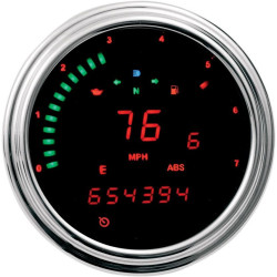PartzBiz HD TR211049 - Dakota Digital MCL-2004-R LED สีแดง 2000 Series FatBob เกจ Speedo Tach 04-10 | MCL-2004-R PartzBiz HD TR211049 - Dakota Digital MCL-2004-R LED สีแดง 2000 Series FatBob เกจ Speedo Tach 04-10 | MCL-2004-R