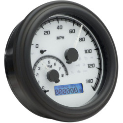 PartzBiz HD DS22120510 - Dakota Digital สีขาว/เทา & ดำ MVX FatBob Analog Digital 4 1/2 Gauge Harley | MVX-2004-WG-K PartzBiz HD DS22120510 - Dakota Digital สีขาว/เทา & ดำ MVX FatBob Analog Digital 4 1/2 Gauge Harley | MVX-2004-WG-K