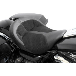PartzBiz HD WP830-0103 - Danny Gray BigIST Air Black Leather Solo Wide Saddle Seat Harley Touring 08-15 | Danny Gray PartzBiz HD WP830-0103 - Danny Gray BigIST Air Black Leather Solo Wide Saddle Seat Harley Touring 08-15 | Danny Gray