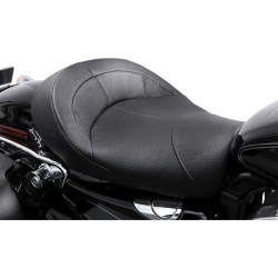 PartzBiz HD WP830-0101 - Danny Gray Black Vinyl Low Profile BigIst Air Solo Seat for Harley Dyna 06-16 | FA-DGE-0276 PartzBiz HD WP830-0101 - Danny Gray Black Vinyl Low Profile BigIst Air Solo Seat for Harley Dyna 06-16 | FA-DGE-0276
