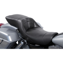PartzBiz HD WP830-0116 - Danny Gray Black Vinyl TourIST 2-Up Air Touring Seat for Harley Dyna 06-16 Model | FA-DGE-0316 PartzBiz HD WP830-0116 - Danny Gray Black Vinyl TourIST 2-Up Air Touring Seat for Harley Dyna 06-16 Model | FA-DGE-0316