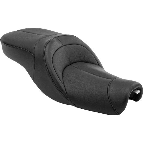PartzBiz HD: 4418862-Danny Grey Lowist 2-Up Seat Leather Smooth Stitch Harley Sportster 04-18 PartzBiz HD: 4418862-Danny Grey Lowist 2-Up Seat Leather Smooth Stitch Harley Sportster 04-18