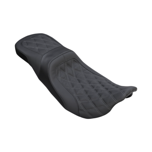 PartzBiz HD: 4418825-Danny Grey Weekday 2-up XL Harley Seat DD Stitch W/ด้ายสีเทาสำหรับ 08-23 FL | 22-411DIA PartzBiz HD: 4418825-Danny Grey Weekday 2-up XL Harley Seat DD Stitch W/ด้ายสีเทาสำหรับ 08-23 FL | 22-411DIA