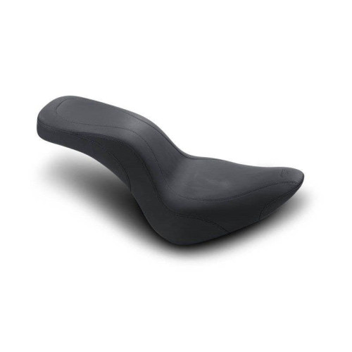 PartzBiz HD: 4418775-Mustang Daytripper 1 Piece 2-Up Seat for Harley Softail 06-10 FXST 07-17 FLSTF | 76364