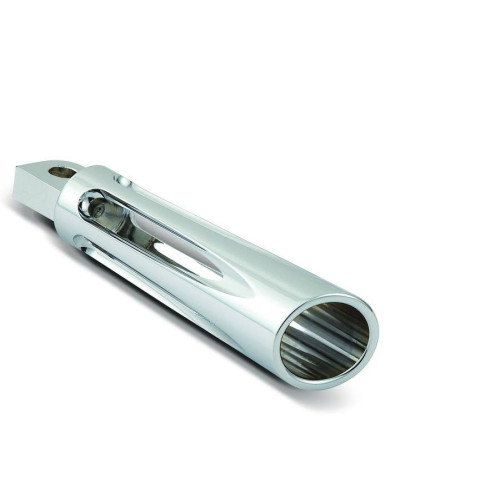 PartzBiz HD: 4418742-Arlen Ness Chrome Deep Cut Billet Male Mount Footpegs for Harley Models-06-470 PartzBiz HD: 4418742-Arlen Ness Chrome Deep Cut Billet Male Mount Footpegs for Harley Models-06-470