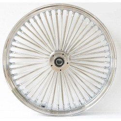 PartzBiz HD MS23390236S - DNA Chrome Front Mammoth 52 Spoke 23x3.50 Wheel 00 - 05 FXSTS SPRINGER PartzBiz HD MS23390236S - DNA Chrome Front Mammoth 52 Spoke 23x3.50 Wheel 00 - 05 FXSTS SPRINGER