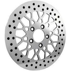 PartzBiz HD M-RT-2160 / EP-13274 - DNA High Polished Mesh Front 11.5 Disc Rotor Harley Dyna Sportster Softail FLH | M-RT-2162 PartzBiz HD M-RT-2160 / EP-13274 - DNA High Polished Mesh Front 11.5 Disc Rotor Harley Dyna Sportster Softail FLH | M-RT-2162