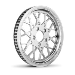PartzBiz HD M-PL-0206 - DNA Mesh Chrome 70 ฟัน X 1-1/8” ตาข่ายรอกหลัง Custom Harley HD - M-PL-0206 PartzBiz HD M-PL-0206 - DNA Mesh Chrome 70 ฟัน X 1-1/8” ตาข่ายรอกหลัง Custom Harley HD - M-PL-0206