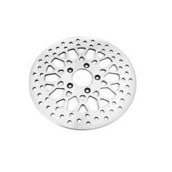PartzBiz HD M-RT-1160 - DNA Mesh Polished Front 11.8 Disc Rotor Harley Touring 08-13 (ea) M-RT-1160 PartzBiz HD M-RT-1160 - DNA Mesh Polished Front 11.8 Disc Rotor Harley Touring 08-13 (ea) M-RT-1160