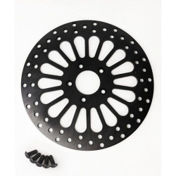 PartzBiz HD M-RT-1100Z / EP-13274 - DNA Super Spoke Black Front 11.8 Disc Rotor Harley Touring 08-13 (ea) PartzBiz HD M-RT-1100Z / EP-13274 - DNA Super Spoke Black Front 11.8 Disc Rotor Harley Touring 08-13 (ea)