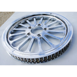 PartzBiz HD M-PL-0165 - DNA Super Spoke Chrome 65 ฟัน X 1 1/2” รอกหลัง Superspoke Custom Harley H PartzBiz HD M-PL-0165 - DNA Super Spoke Chrome 65 ฟัน X 1 1/2” รอกหลัง Superspoke Custom Harley H