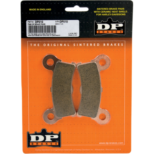 PartzBiz HD: 4418421-DP เบรคด้านหลัง Sintered โลหะผ้าเบรค DP510 Harley Street Glide Trike 09-13 PartzBiz HD: 4418421-DP เบรคด้านหลัง Sintered โลหะผ้าเบรค DP510 Harley Street Glide Trike 09-13