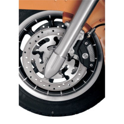 PartzBiz HD DS02140335 - Drag 0214-0335 Smooth Chrome Bullet Axle Caps ด้านหน้า 25 มม. Harley Touring FLH/T | 0214-0335 PartzBiz HD DS02140335 - Drag 0214-0335 Smooth Chrome Bullet Axle Caps ด้านหน้า 25 มม. Harley Touring FLH/T | 0214-0335