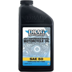PartzBiz HD DS36010767 - Drag 1 US quart SAE 50 น้ำมันเครื่องแร่ประสิทธิภาพสูงสำหรับ V-Twin PartzBiz HD DS36010767 - Drag 1 US quart SAE 50 น้ำมันเครื่องแร่ประสิทธิภาพสูงสำหรับ V-Twin