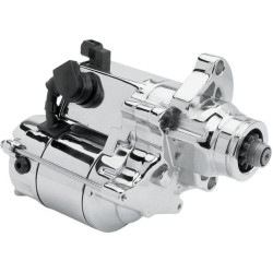 PartzBiz HD DS21100248 - Drag 1.4kw Chrome High Performance OEM Replacement Starter Harley 07-16 Big Twin | 2110-0248 Repl OEM 31621-06A PartzBiz HD DS21100248 - Drag 1.4kw Chrome High Performance OEM Replacement Starter Harley 07-16 Big Twin | 2110-0248 Repl OEM 31621-06A