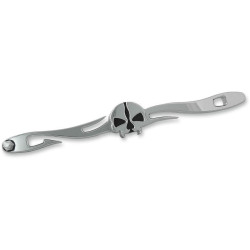 PartzBiz HD DS16010493 - Drag 1601-0493 Chrome Split Skull Custom Shift Linkage Harley 99-18 FLH/T PartzBiz HD DS16010493 - Drag 1601-0493 Chrome Split Skull Custom Shift Linkage Harley 99-18 FLH/T