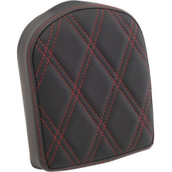 PartzBiz HD DS08220445 - Drag 7 ” Sissy Bar Pad Silver Double Diamond Vinyl Harley & Custom 0822-0444 PartzBiz HD DS08220445 - Drag 7 ” Sissy Bar Pad Silver Double Diamond Vinyl Harley & Custom 0822-0444