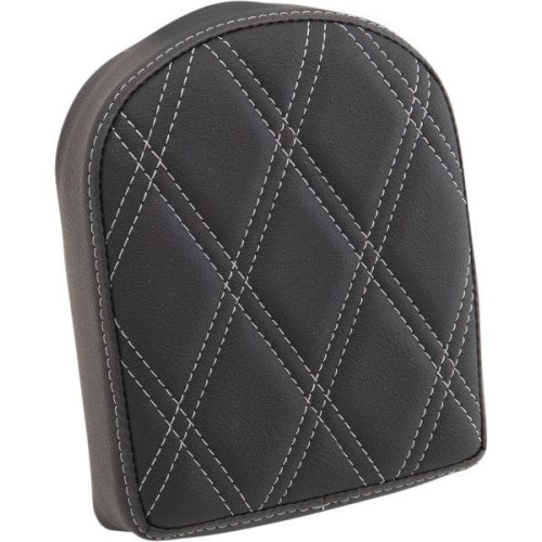 PartzBiz HD: 4418331-Drag 7 ” Sissy Bar Pad Silver Double Diamond Vinyl Harley & Custom 0822-0444 PartzBiz HD: 4418331-Drag 7 ” Sissy Bar Pad Silver Double Diamond Vinyl Harley & Custom 0822-0444