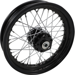 PartzBiz HD DS02030666 - Drag Black 16 x 3 40 Spoke ล้อหน้า Dual Disc ไม่มี ABS Harley Touring 73-84 PartzBiz HD DS02030666 - Drag Black 16 x 3 40 Spoke ล้อหน้า Dual Disc ไม่มี ABS Harley Touring 73-84